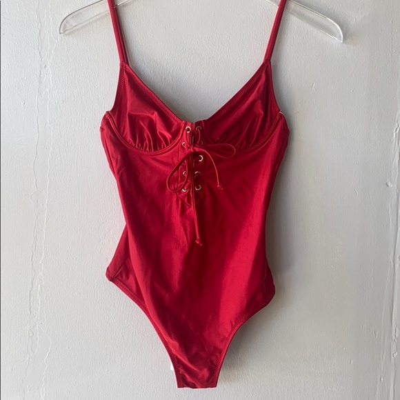 Mink Pink Swinsuit in Ruby Red - Picture 4 of 8